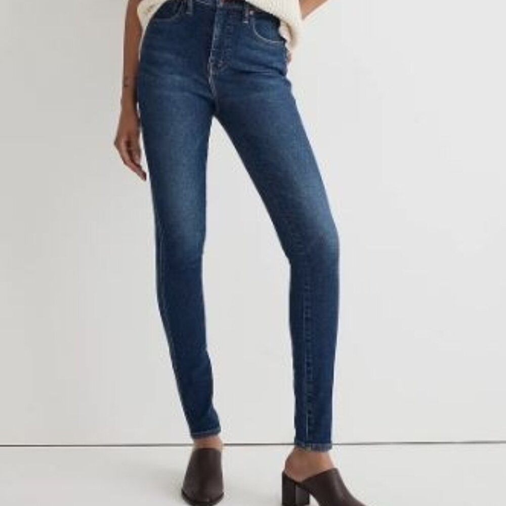 Madewell Tall 10" High-Rise Skinny Jeans Size Misses 25